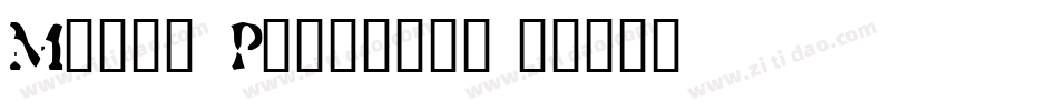 Musty Privates字体转换